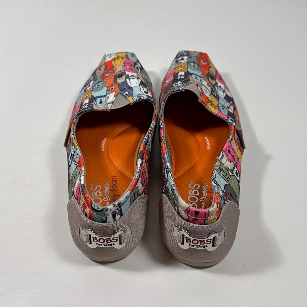 Bobs x Skechers for Dogs (34389) Dog Print Flats Women Size 8.5 - Picture 2 of 9
